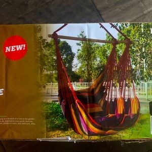 COPY - Hanging Rope Hammock Swing Chair - New in the Box